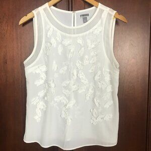 Chelsea 28 White Sleeveless Top Small